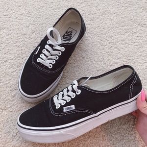 Vans black authentic sneakers